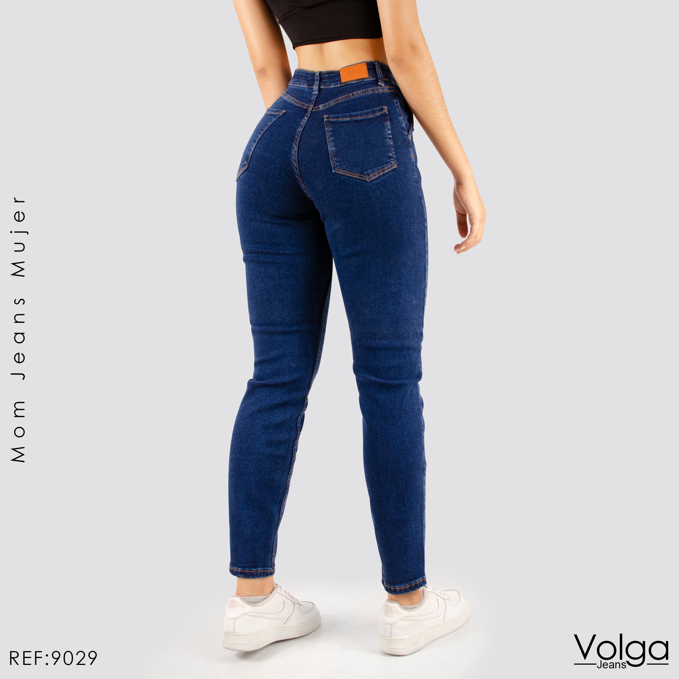 JEANS MUJER MOM TIRO ALTO 9029