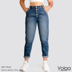 JEANS MUJER MOM TIRO ALTO 9060