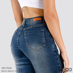 JEANS MUJER MOM TIRO ALTO 9060