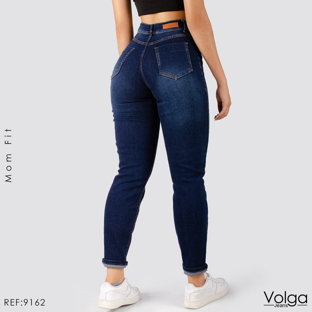 JEANS MUJER MOM FIT TIRO ALTO  9162