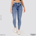 JEANS MUJER SKINNY TIRO ALTO 9175