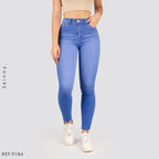 JEANS MUJER SKINNY TIRO ALTO 9184
