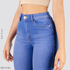 JEANS MUJER SKINNY TIRO ALTO 9184