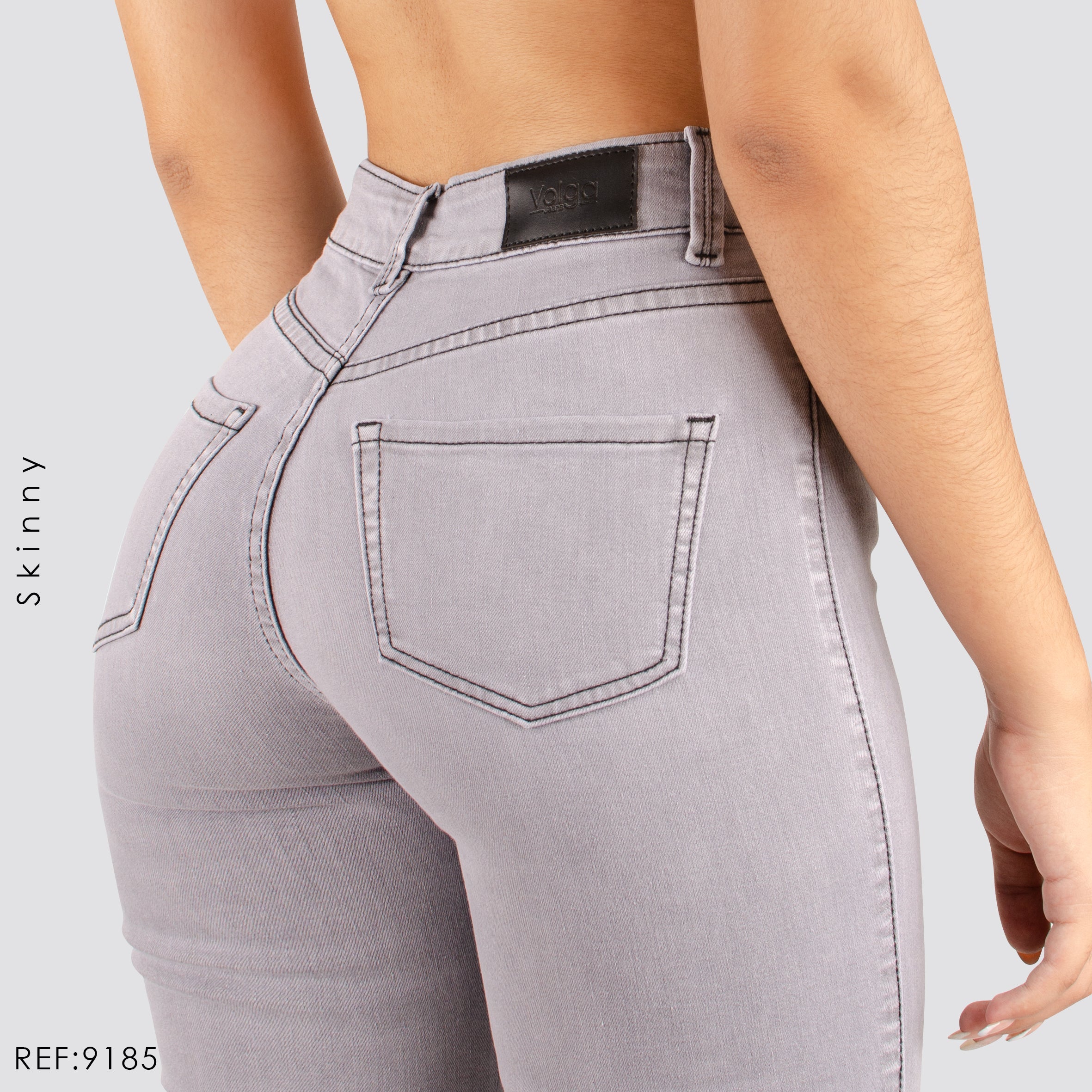 JEANS MUJER SKINNY TIRO ALTO 9185