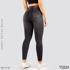 JEANS MUJER SKINNY TIRO ALTO 9194