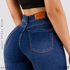 JEANS MUJER SKINNY TIRO ALTO 9202