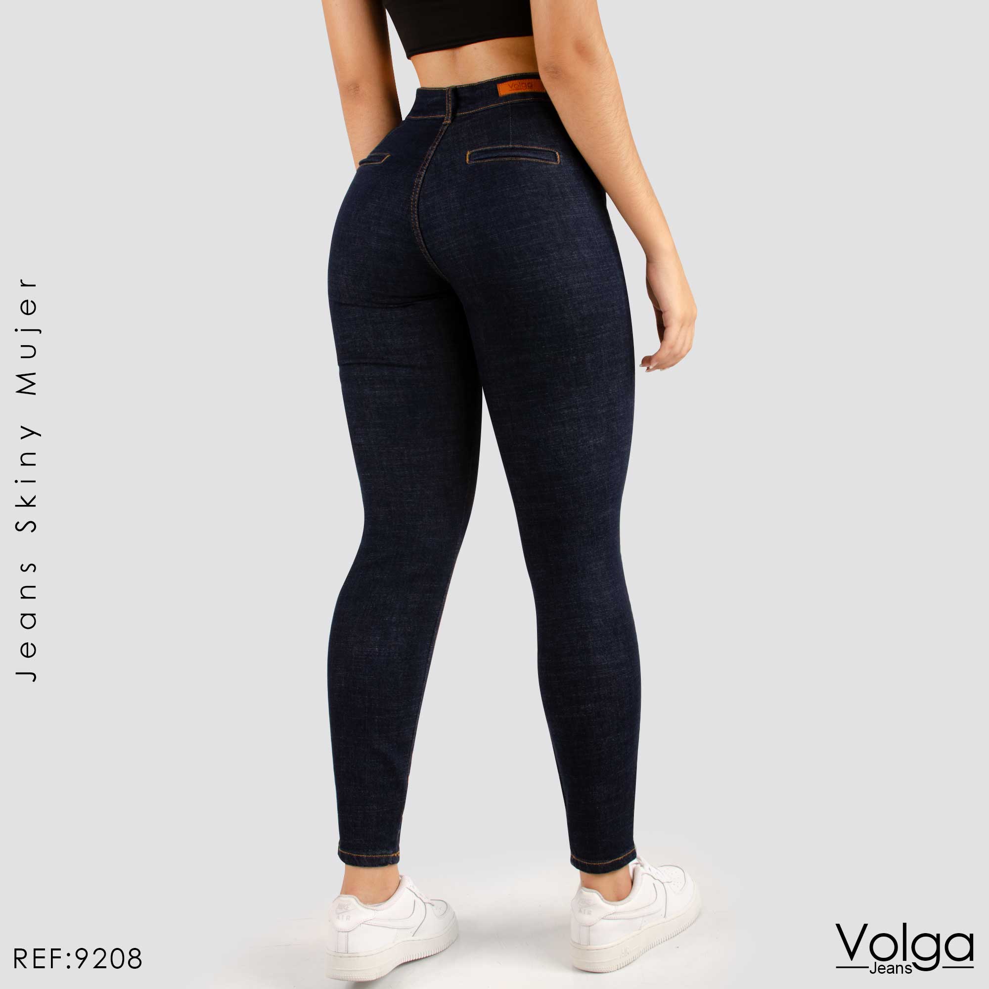 JEANS MUJER SKINNY TIRO ALTO 9208