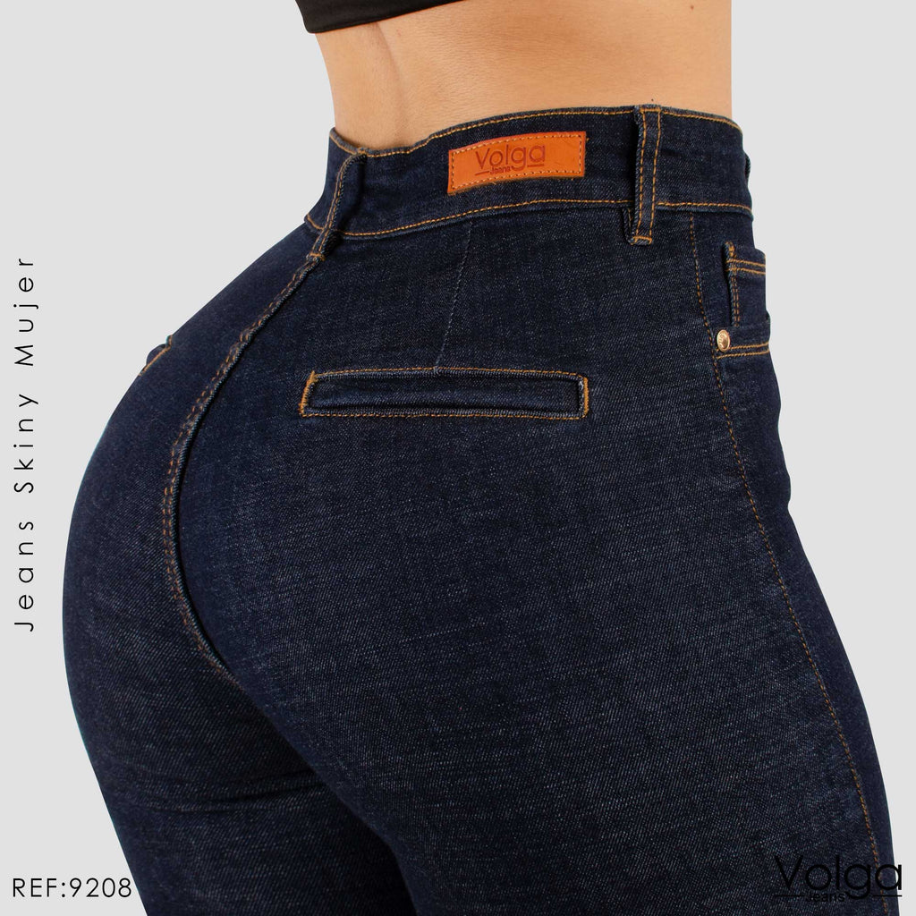 JEANS MUJER SKINNY TIRO ALTO 9208