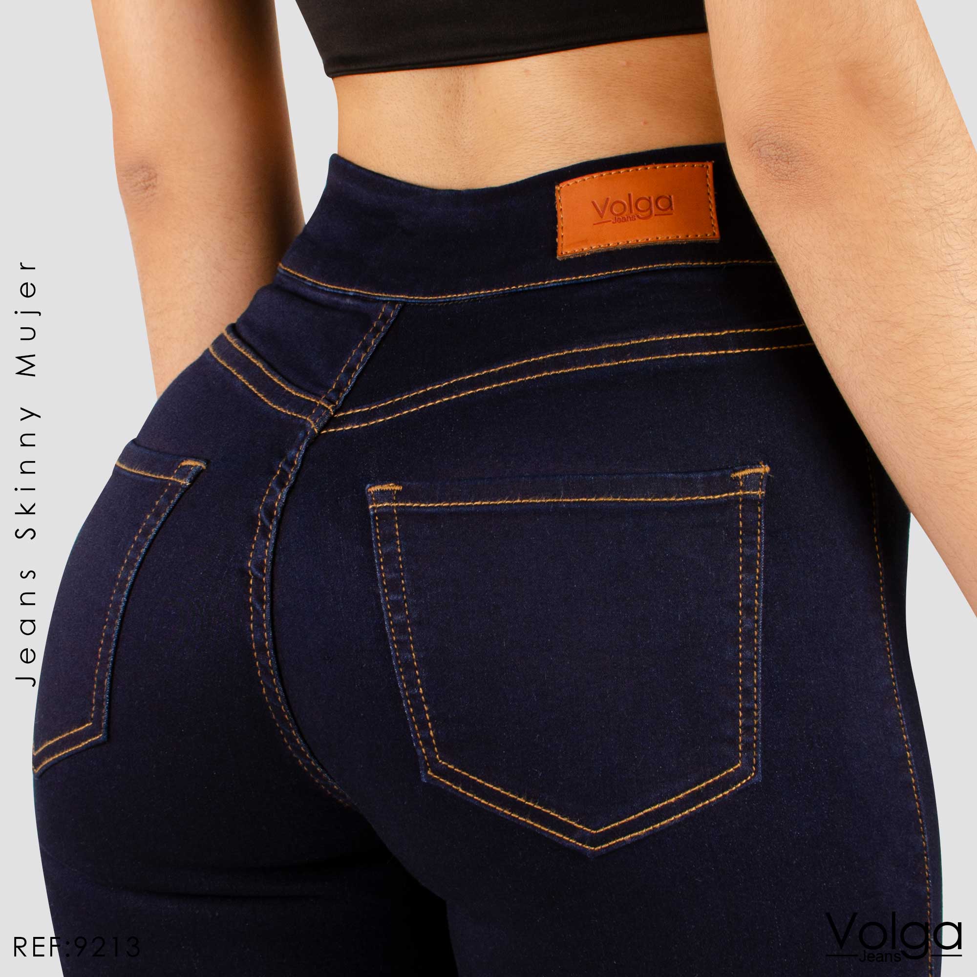 JEANS MUJER SKINNY TIRO ALTO 9213