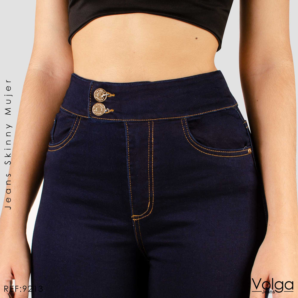 JEANS MUJER SKINNY TIRO ALTO 9213