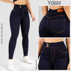 JEANS MUJER SKINNY TIRO ALTO 9213