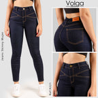 JEANS MUJER SKINNY TIRO ALTO 9221