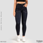 JEANS MUJER SKINNY TIRO ALTO 9223