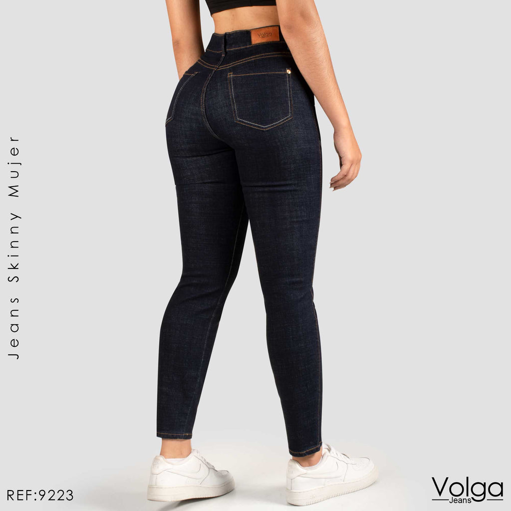 JEANS MUJER SKINNY TIRO ALTO 9223