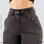 JEANS MUJER MOM FIT TIRO ALTO 9225