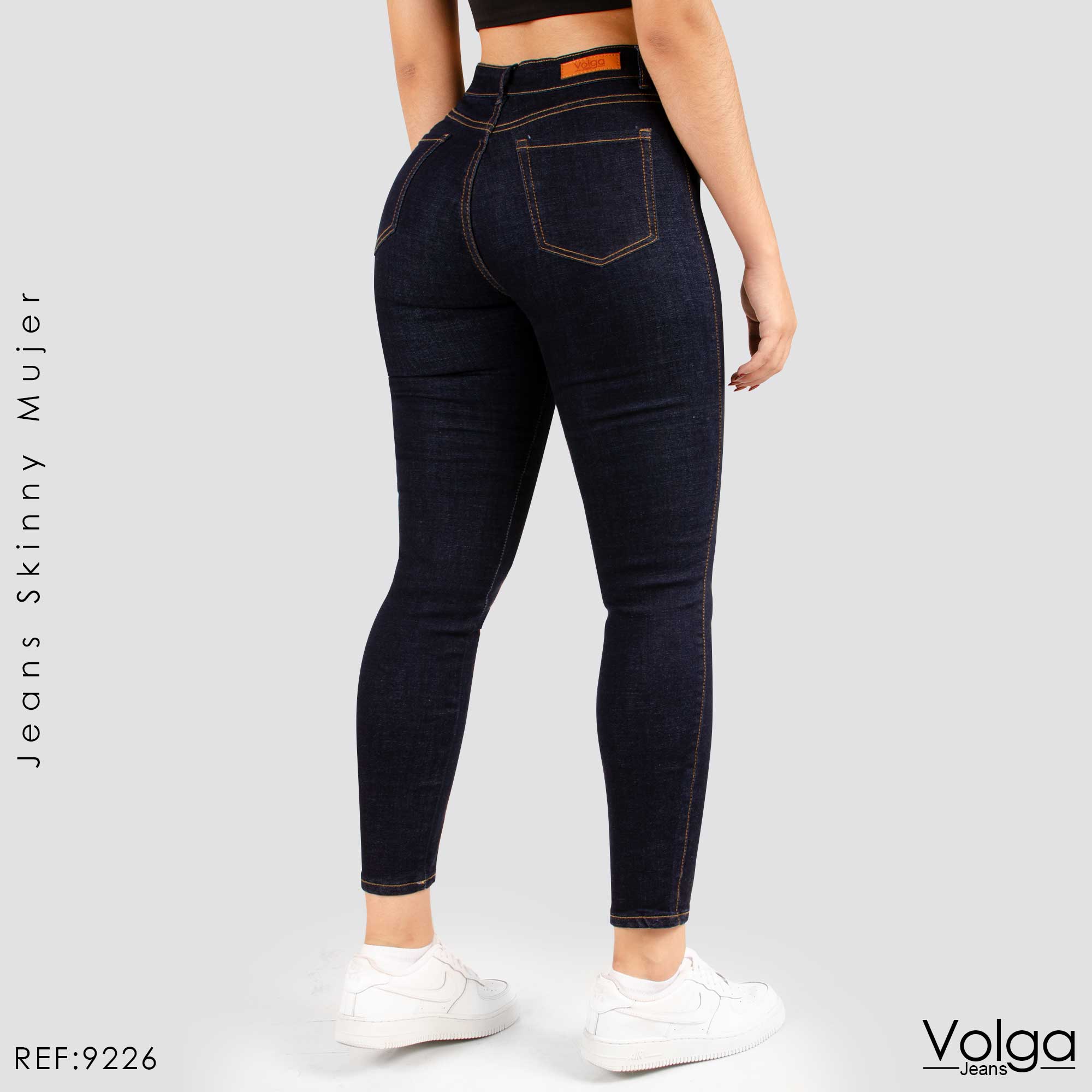 JEANS MUJER SKINNY TIRO ALTO 9226
