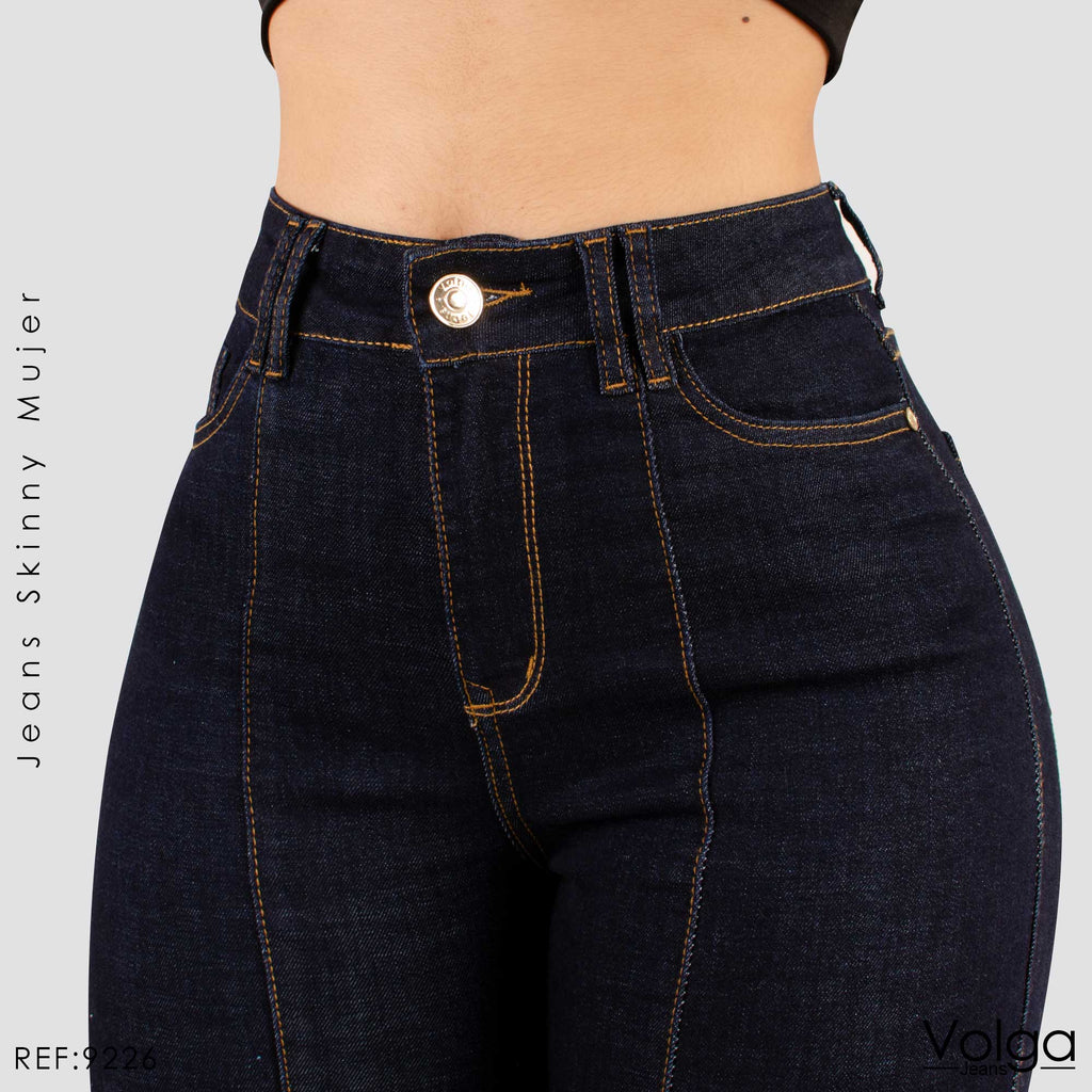 JEANS MUJER SKINNY TIRO ALTO 9226