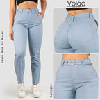 PANTALON DRILL MUJER TIRO ALTO 9232