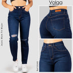 JEANS MUJER MOM FIT TIRO ALTO 9240