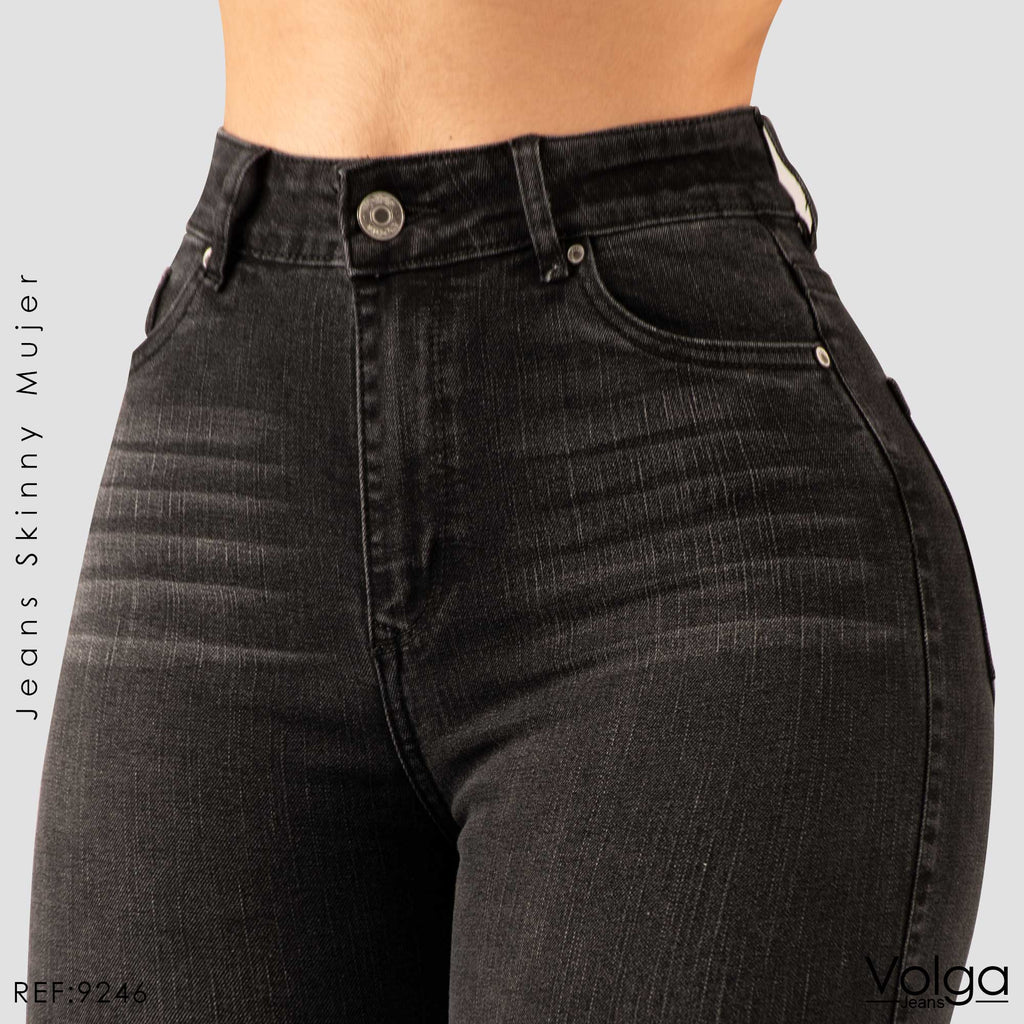 JEANS MUJER SKINNY TIRO ALTO 9246