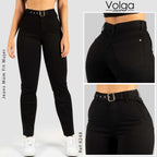 PANTALON DRILL MUJER MOM FIT TIRO ALTO 9248