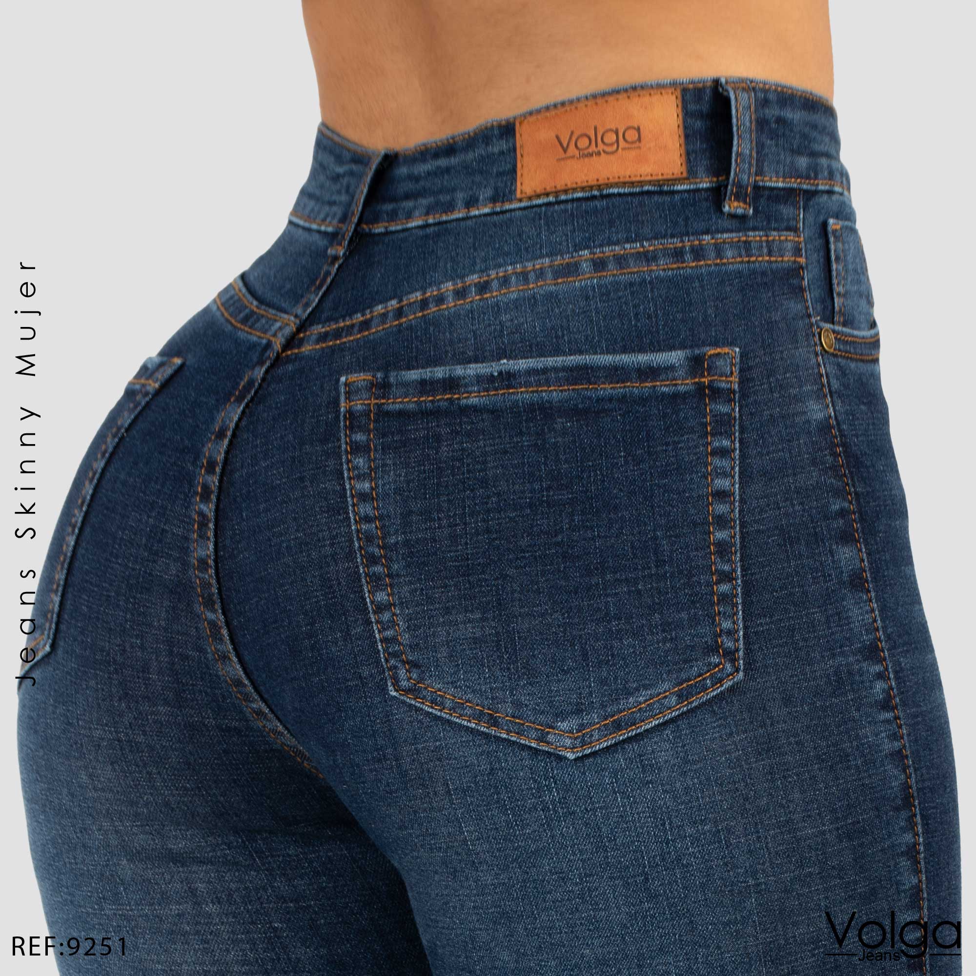 JEANS MUJER SKINNY TIRO ALTO 9251