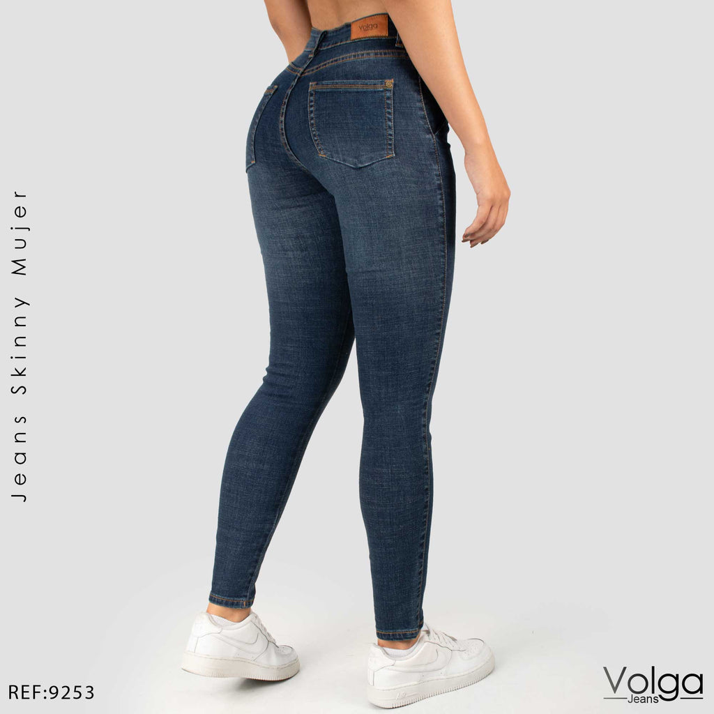 JEANS MUJER SKINNY TIRO ALTO 9253