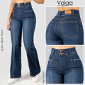 JEANS MUJER BOTA ANCHA TIRO ALTO 9259