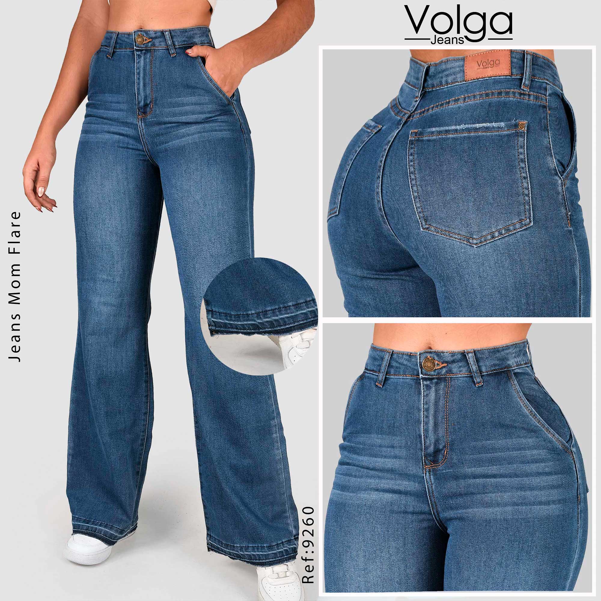 JEANS MUJER BOTA ANCHA TIRO ALTO 9260