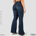 JEANS MUJER BOTA ANCHA TIRO ALTO 9261