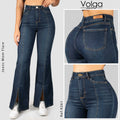 JEANS MUJER BOTA ANCHA TIRO ALTO 9261