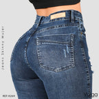 JEANS MUJER SKINNY TIRO ALTO 9269