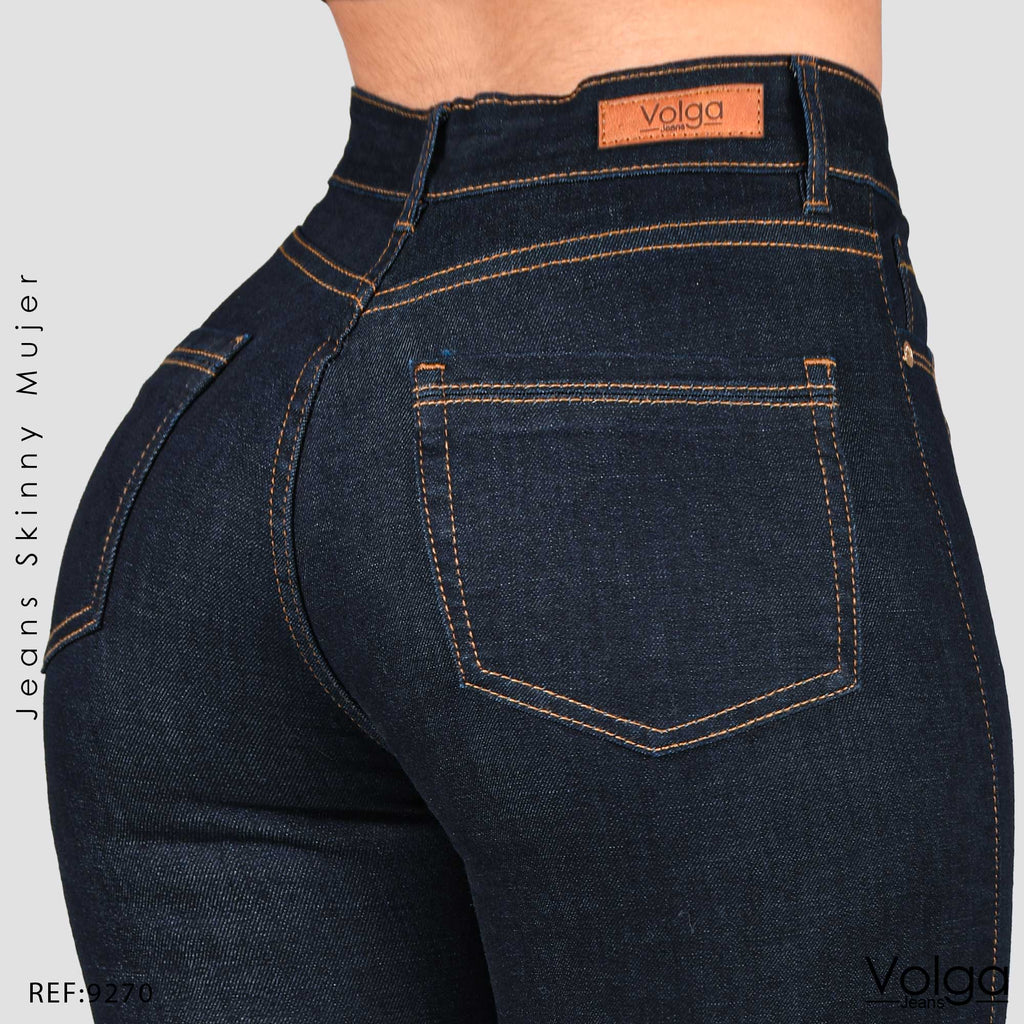 JEANS MUJER SKINNY TIRO ALTO 9270