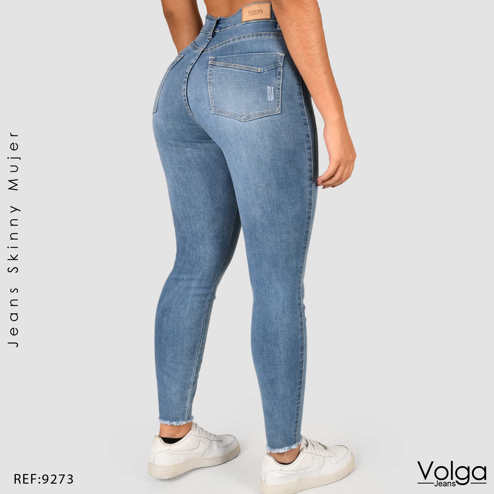 JEANS MUJER SKINNY TIRO ALTO 9273