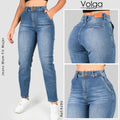 JEANS MUJER MOM FIT TIRO ALTO 9280