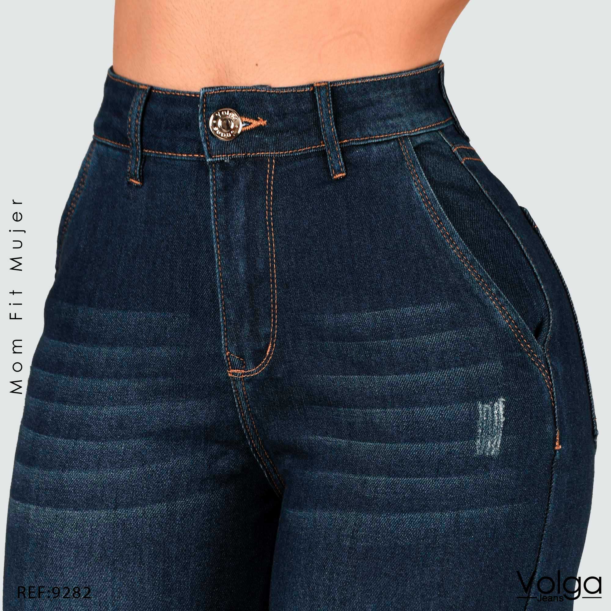 JEANS MUJER MOM FIT TIRO ALTO 9282