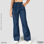 JEANS MUJER BOTA ANCHA TIRO ALTO 9283