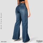 JEANS MUJER BOTA ANCHA TIRO ALTO 9284