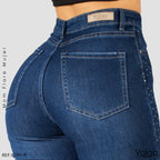 JEANS MUJER BOTA ANCHA TIRO ALTO 9285-P